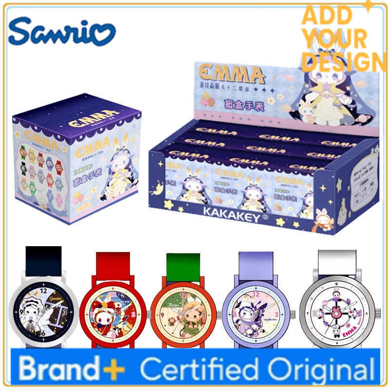 Sanrio EMMA Secret Forest Zodiac Series Watch Blind Box Cute Watch Trendy Toy Mysterious Box DC Comics Collection Girls Birthday Gift H251223