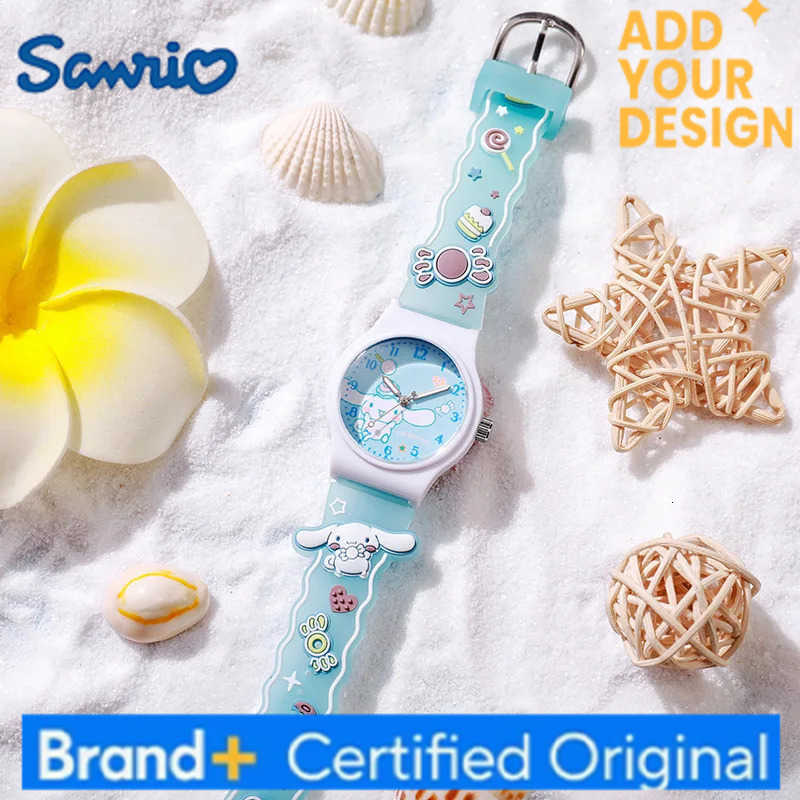 Sanrio Summer Kt Cat Watch Kawaii Anime Peripherals Cinnamoroll Hello Kitty Kuromi Cute Surprise Fashion Kid Exquisite Watch Toy Gifts H251223