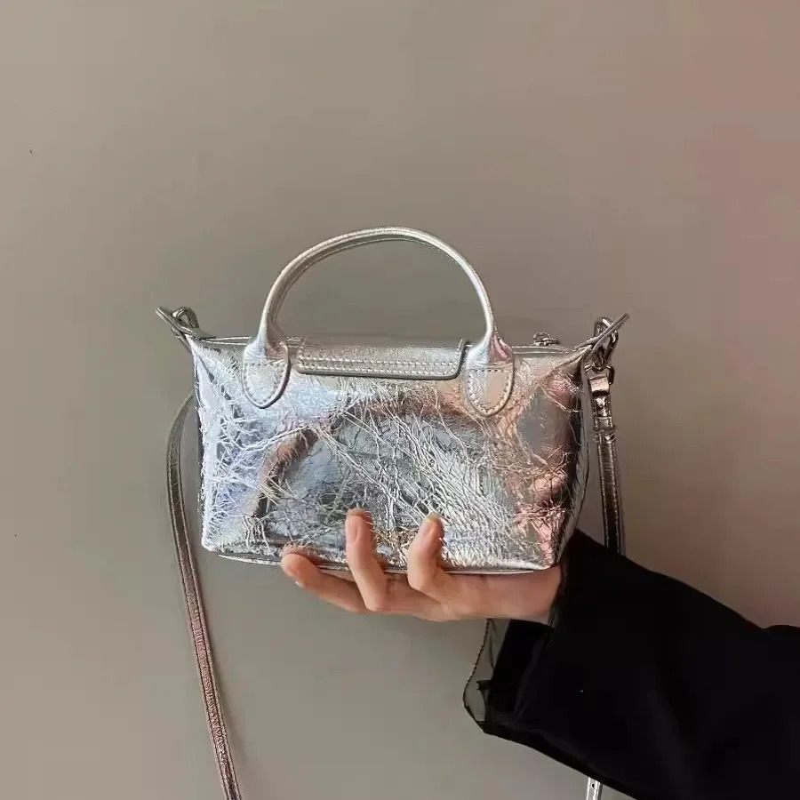 Women Mini Tote Bags Summer Silver Purses and Handbags Lady Bag Female PU Shoulder Crossbody Bags Hobo Bolsa Feminina 251217 - view 4