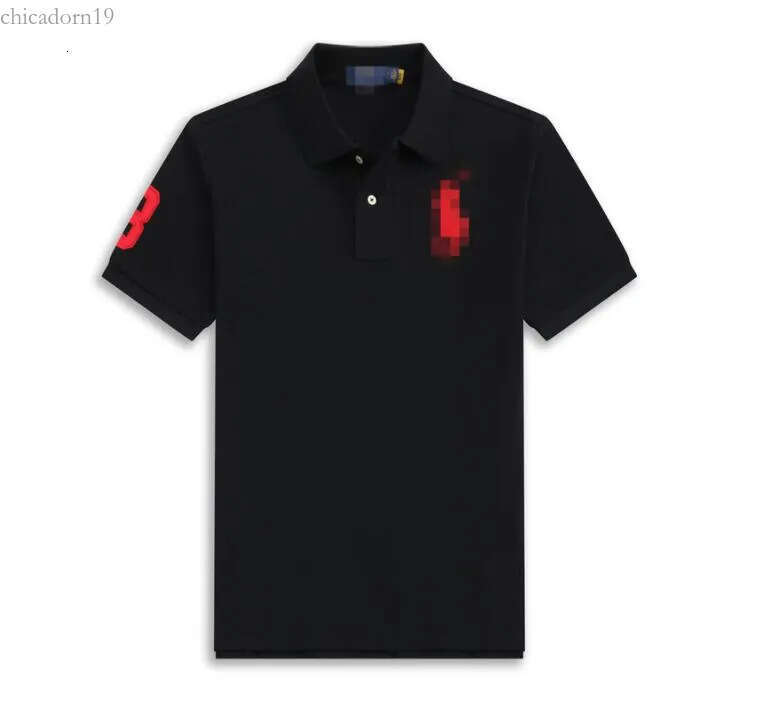 polos ralphlys hoodie Designer men polo Shirts cotton luxury Short Sleeve Letter pony Embroidered Tops men women T-Shirts Cotton Casual men Tees 907