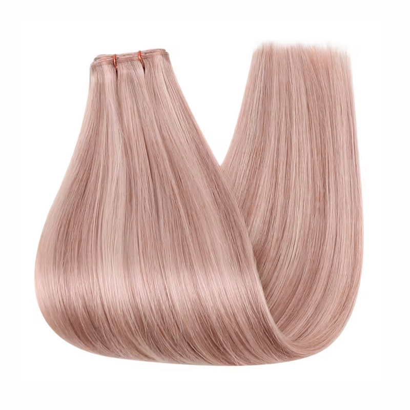 New Products Genius Butterfly Hair Weft Double Drown 100% Natural Human Hair Bundles Straight Butterfly Shaped Hair Extensions Realistic Appearance 20