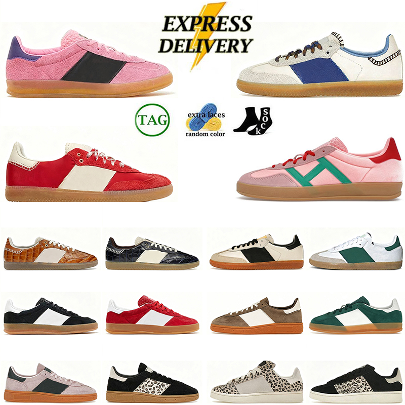 2026 New running shoes Cardboard Studded Pack Women Men Handbal lLaufschuhe Pink Athletic Sport Rich pezialneaker Suede Pink Velvet Bliss outdoor casual shoes