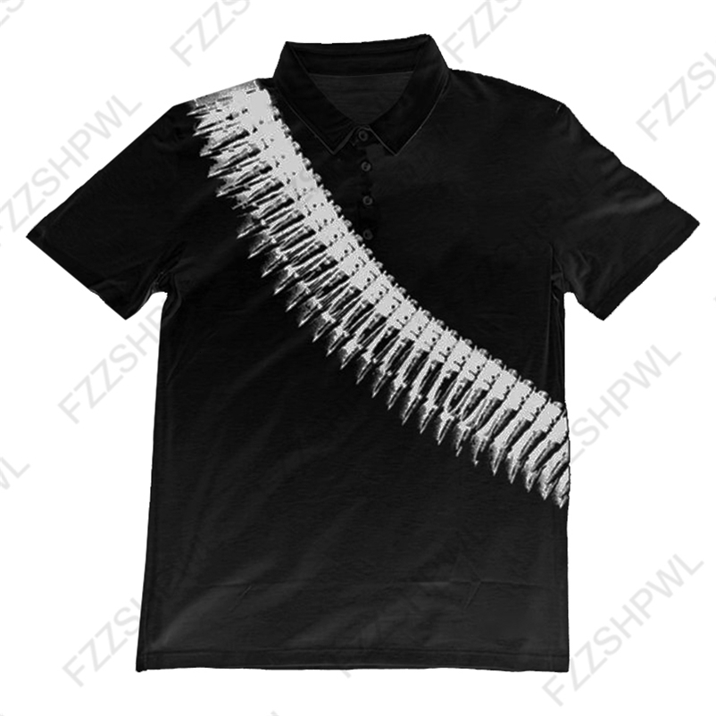 Hip Hop Punk Grunge Womens Mens Polo Shirt Casual Loose Graphic Printing T-Shirt Y2K Harajuku Gothic Aesthetic Streetwear 251215 - view 6
