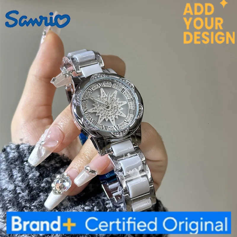Sanrio Ceramic Wristwatch Women Quartz Watches Beauty Fashion Clock Watch Drop Shipping H251223