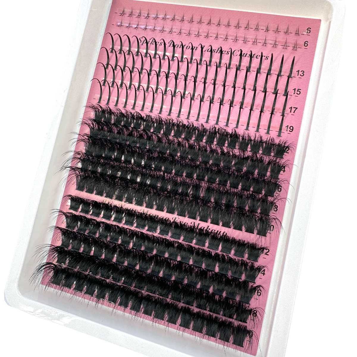 60D-200D BottomSpiky Lashes Clusters Volume Individual Lashes Cluster Extensions Spikes Lashes Clusters DIY Fairy/Manga EyelashT251223