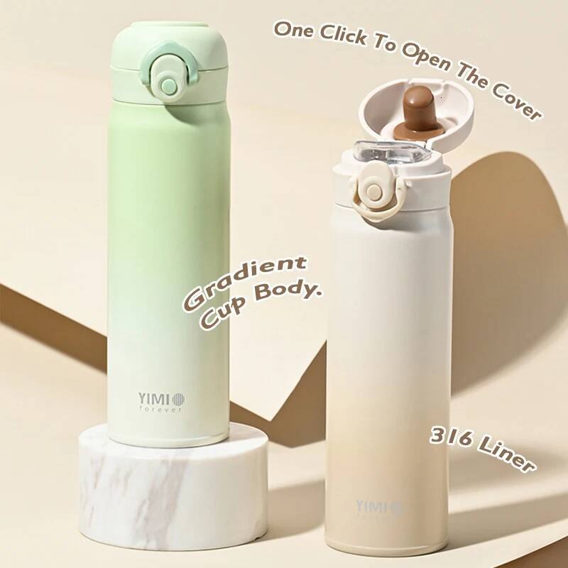 500ml large capacity thickened 316 stainless steel vacuum Thermal insulation portable Tumbler Thermos Water bottle Coffee cup ddmydog W260226