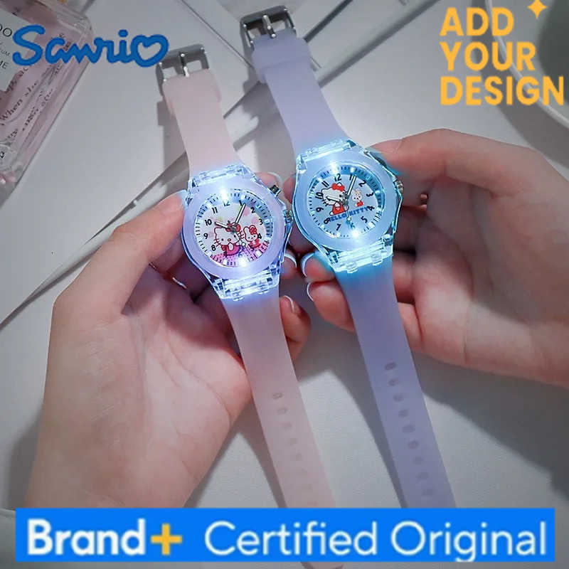 Sanrio 3D Pattern Children Wrist Watches luminous watch Waterproof Quartz Watch Hello Kitty Watch Childrens Christmas Gifts H251223