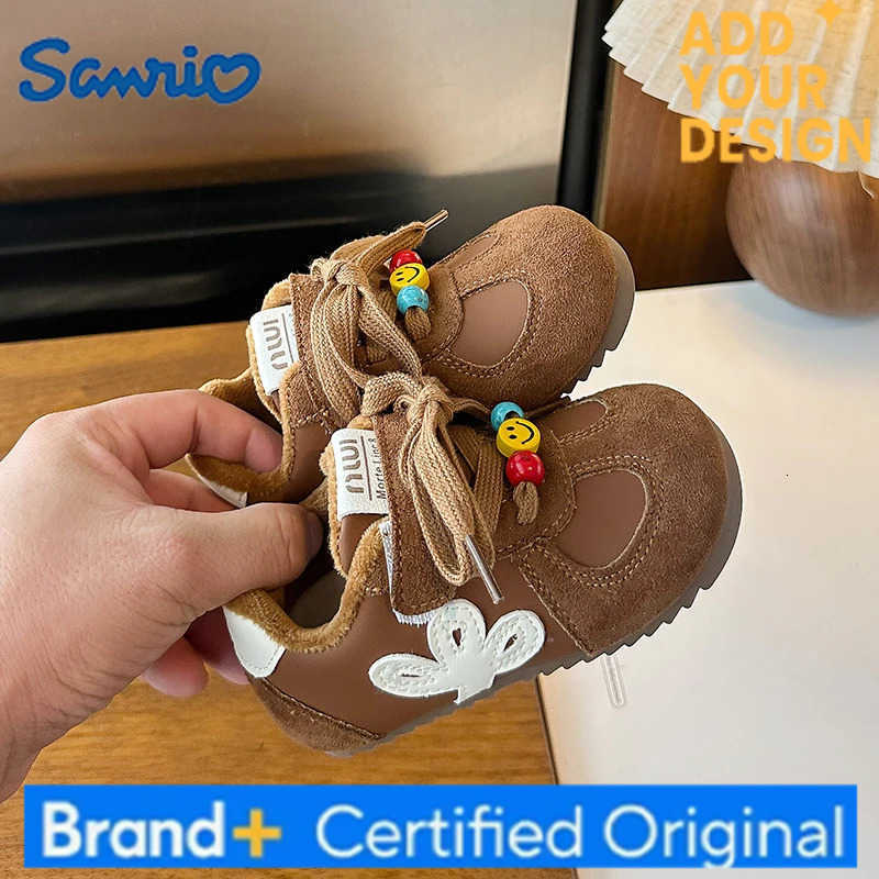 Sanrio Children Shoes Fashion Style Versatile Kids Casual Shoes Warm Cotton Childrens Single Shoes2 025 Winter Cozy Snow Boots H251223