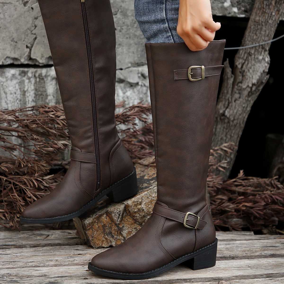 Women Boots Winter Fashion Knee High Boots Women High Quality Comfort Long Boots Outdoor Fashion Sexy Shoes Women Botas De MujerT251223
