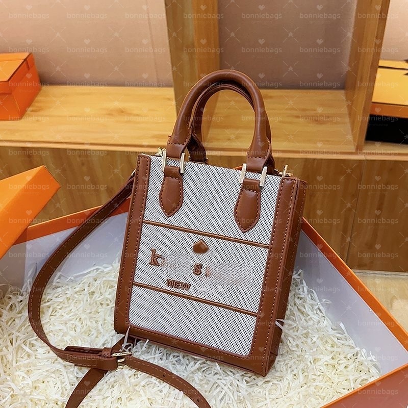 new york lady crossbody bags handbags shoulder bags small designer canvas bag large capacity Fashionable trendy brand bag Linen bag