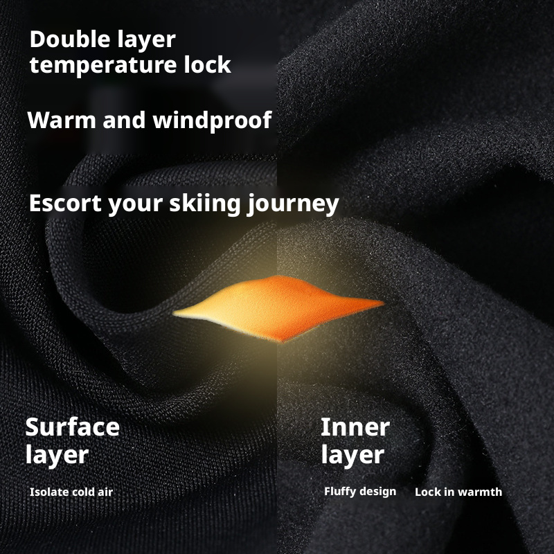 Fashion Face Masks Winter Full Face Mask Balaclava - Windproof Cold Weather Face Cover Neck Warmer for Skiing Motorcycle Hiking (Black) Maskset006