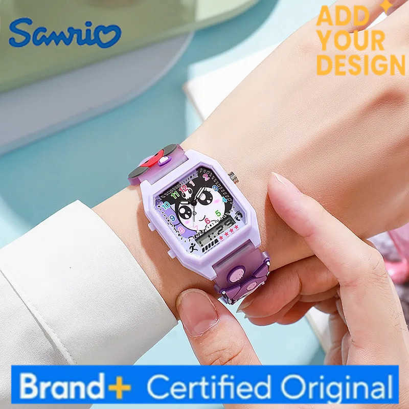 Sanrio Cartoon Hello Kitty Children watches Kuromi Melody digital watch Student Party Kids Girls Gifts Birthday Present H251223