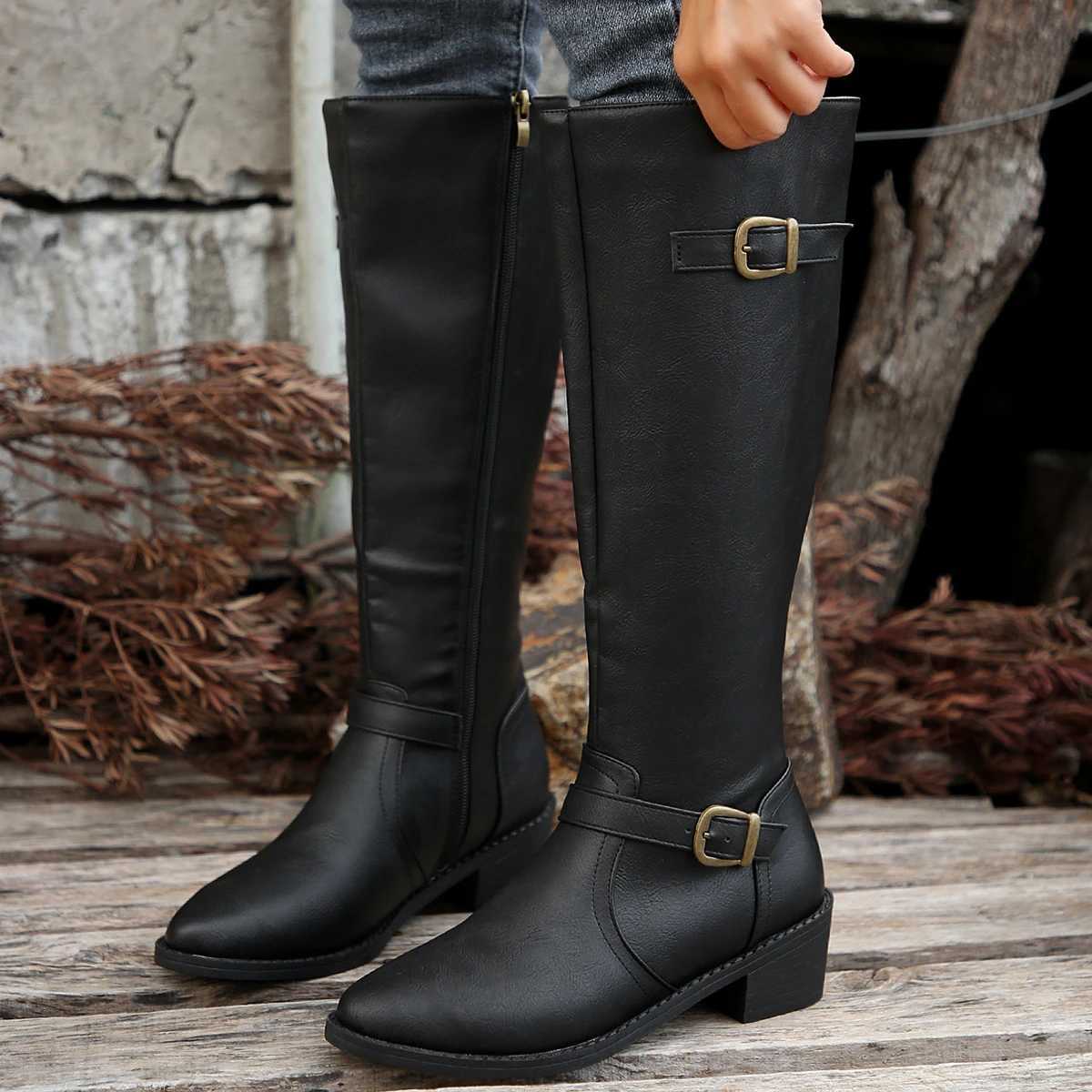 Women Boots Winter Fashion Knee High Boots Women High Quality Comfort Long Boots Outdoor Fashion Sexy Shoes Women Botas De MujerT251223