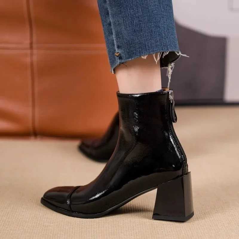 Ladies Shoes 2025 Brand Ankle Womens Boots Fashion Back Zipper Modern Boots Women New Plus Size Best Seller Shoes for WomenT251223