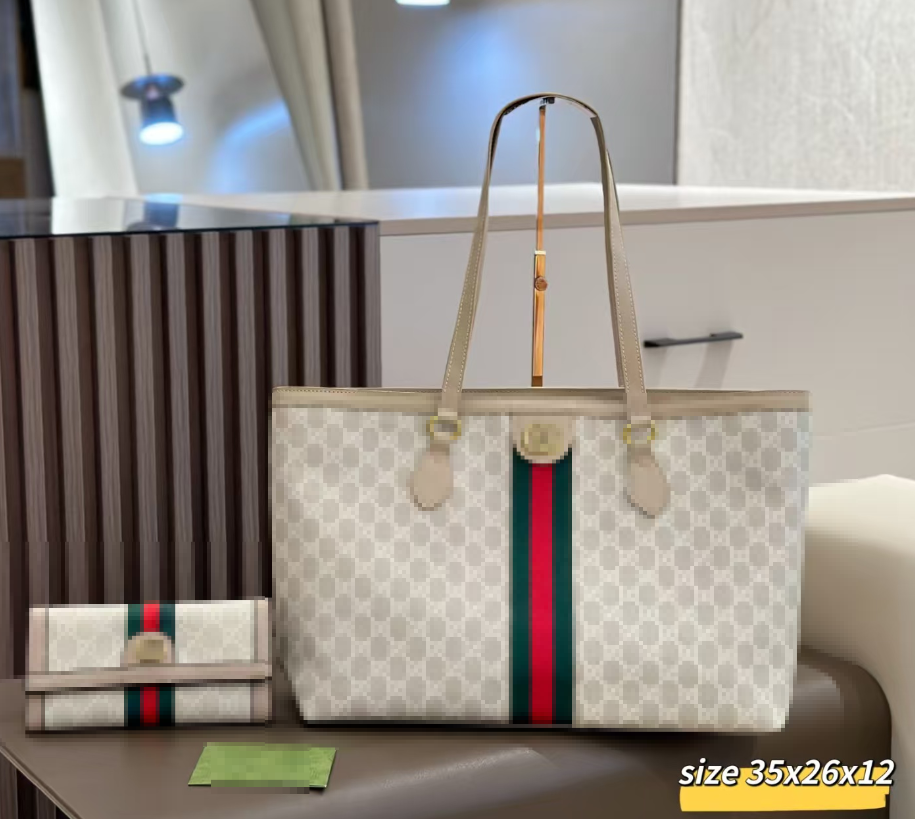 tote bag, Elegant Chain-Strap Shoulder Bags and Wallets Set, Classic Monogram Design, Fashionable and Practical, Luxury Style Crossbody and pruse,ophidiabags