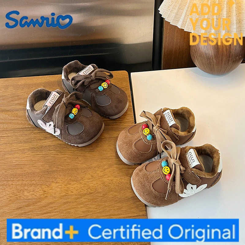 Sanrio Children Shoes Fashion Style Versatile Kids Casual Shoes Warm Cotton Childrens Single Shoes2 025 Winter Cozy Snow Boots H251223