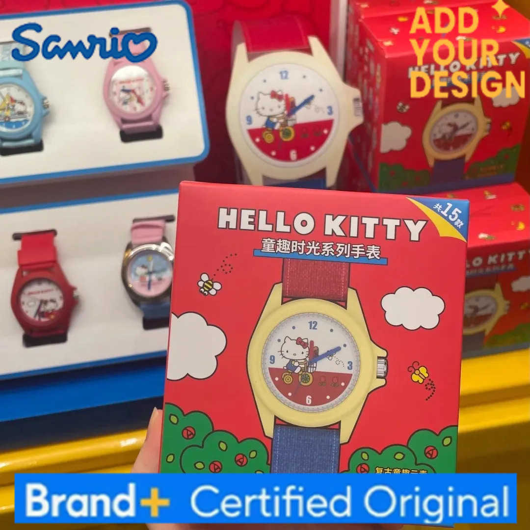 Sanrio Hello Kitty Collectible Mystery Watch Blind Box - Surprise Cartoon Watches Gift Set Unisex Birthday Gift Toys H2512231