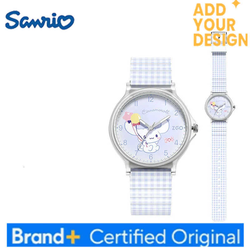 Sanrio Miniso Watch Kawaii Hello Kitty Cinnamoroll Watch Ins Korean Daily Household Items Cartoon Anime Friend Birthday Gift H251223