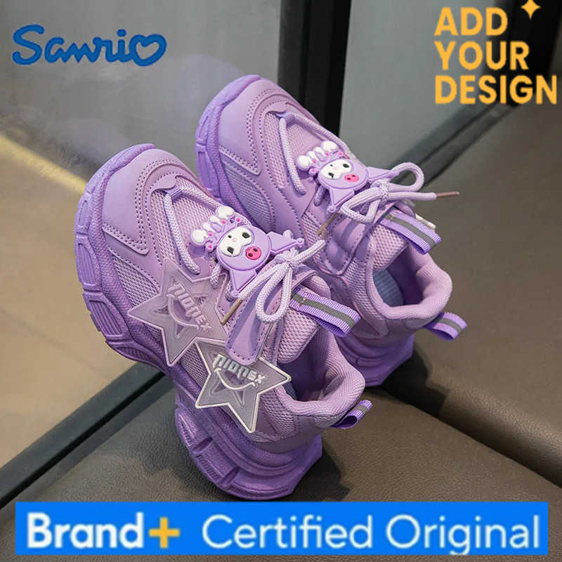 Sanrio 2025 Boys Girls Soft Sole Casual Sneakers Fashion Trend Running Shoes Childrens Flat Baby Toddler Outdoor Shoes H251223