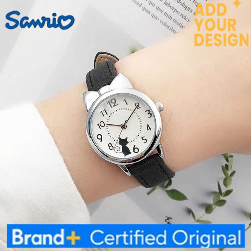 Sanrio UTHAI CQ04 Kids Children Watch Cat Multi-color Quartz watches clocks for Girls clock WristWatch rosette Watches Colorful H251223
