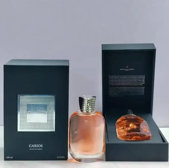 Extrait Parfum Carios Perfume Fragrance 100ml Valero Metal Cap Women Men Extrait Parfums Long Lasting Designer Brand Paris Cologne Spray High Quality 