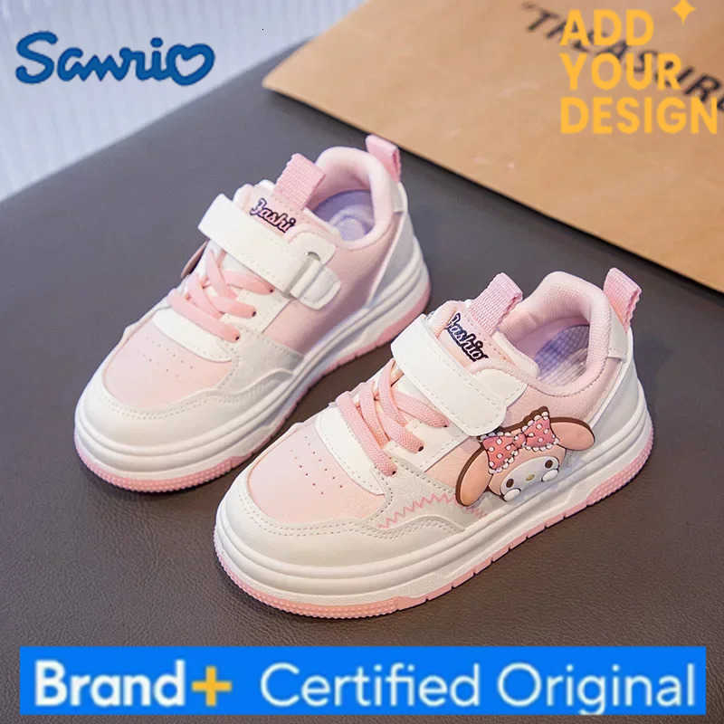 Sanrio Kuromi Melody kids Sneakers Girl Board Shoes Spring Autumn Soft-soled Cartoon Running Shoes Non-slip Breathable Casual Shoes H251223