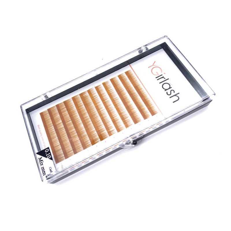 010 Baby Straight Permanent Handmade Eyebrow Light Brown Straight Eyebrow Extensions False Eyebrow No Curl EyelashT251223