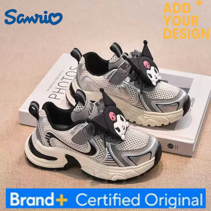 Sanrio Melody Kuromi real pictures 2025 new kids Canvas shoes Versatile Trendy Unique Design Casual Spring And Autumn children shoes H251223