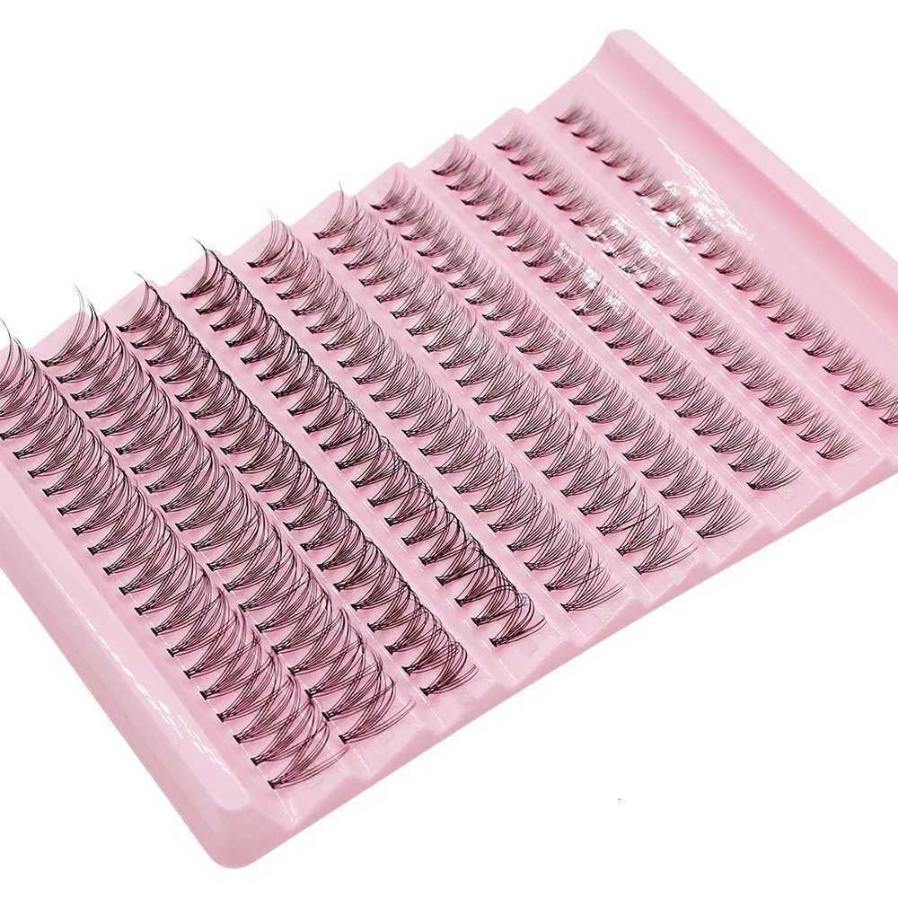 200pcs Super Bunch Natural Style 8-16mm Mix Eyelashes Cluster Russia Volume Eyelash Extension False Mink Lashes Makeup CIliosT251223
