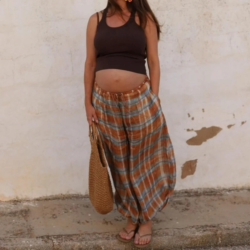 Women Baggy Balloon Pants Bubble Pleated Oversized Bloomers Wide Leg Lantern Harem Bloomer 251223