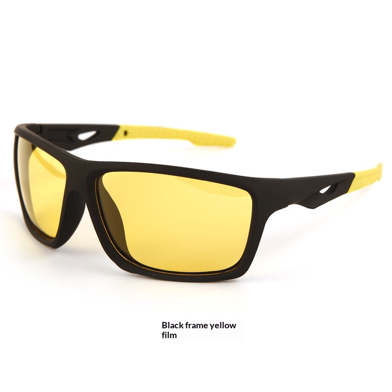UV Protected Black Frames Photocromatic Eyewear Perfect For Sport Activities Including Cycling And Fishing