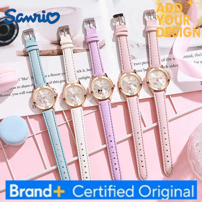 Sanrio Childrens watches with diamond studded belts student watches womens quartz watches holiday gifts H251223