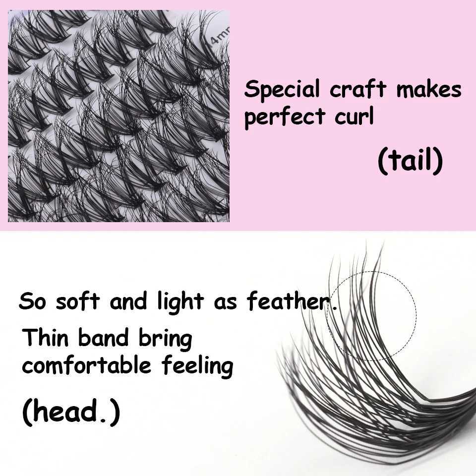 Eyelashes 240 Pcs Clusters Lash Bond and Seal Makeup tools DIY Lashes Extension kit for gluing Lashes Gluing Glue AccessoriesT251223