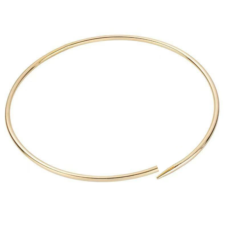 Women's Designer Bangles Necklace Luxury Jewelry For Women Bangle Titanium Steel Alloy Gold-Plated Craft with Gift Box and Bag