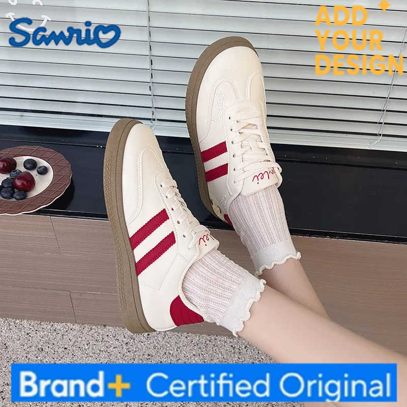 Sanrio Cute Embroidered Womens Sports Shoes Non-slip Spring Autumn Ladies Casual Tennis Shoes Sweet Versatile Women School Sneakers H251223