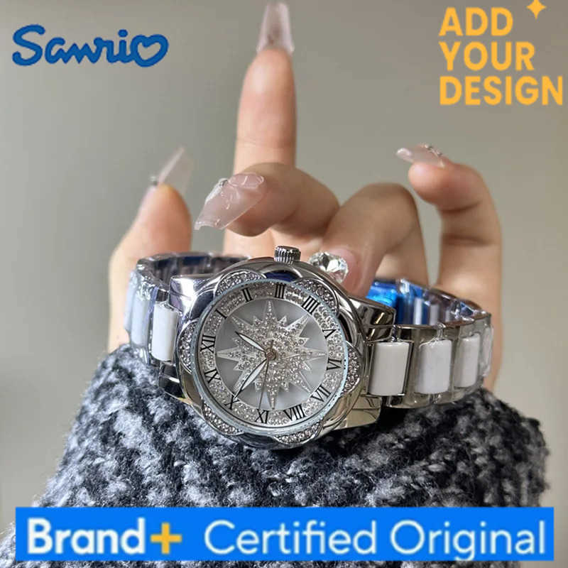 Sanrio Ceramic Wristwatch Women Quartz Watches Beauty Fashion Clock Watch Drop Shipping H251223