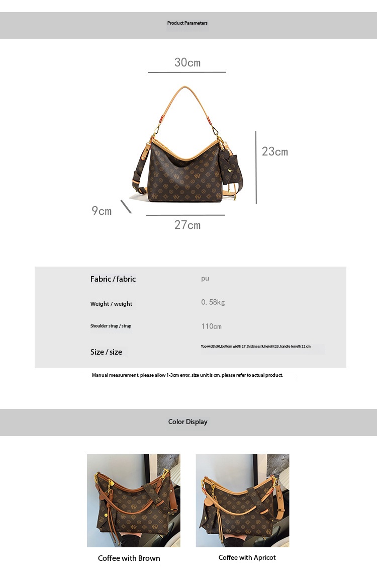 Lacel Urwebin Tote Shoulder Bag Women - Large Capacity Lightweight Crossbody Purse for Commuting, Traveling, and Everyday Use Z260124