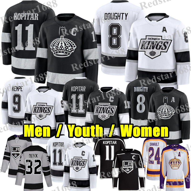 #72 Artemi Panarin hockey jersey #11 Anze Kopitar LA KingSS jersey Drew Doughty Kevin Fiala Adrian Kempe Quinton Byfield Corey Perry Brandt Clarke Darcy Kuemper jersey
