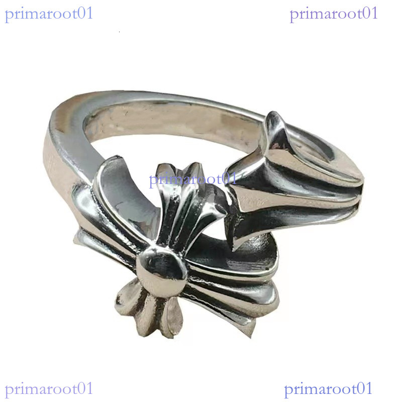 Chromes Luxurys Nail Ring Designer Mens Love Ch Rings Fashion Titanium Steel Engraved Letter Pattern Jewelry Engagement For Women 71C