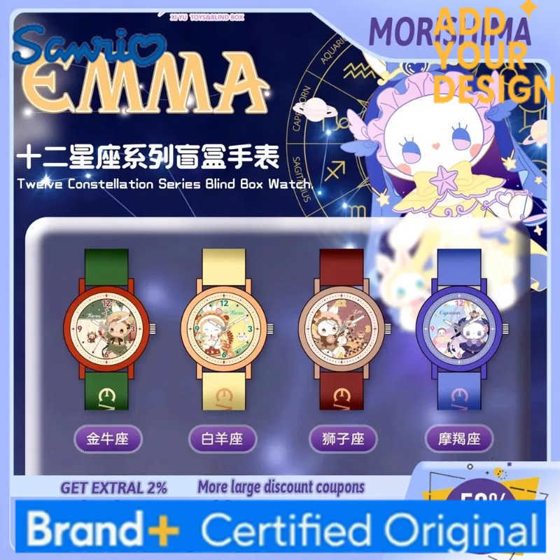 Sanrio EMMA Secret Forest Zodiac Series Watch Blind Box Cute Watch Trendy Toy Mysterious Box DC Comics Collection Girls Birthday Gift H251223