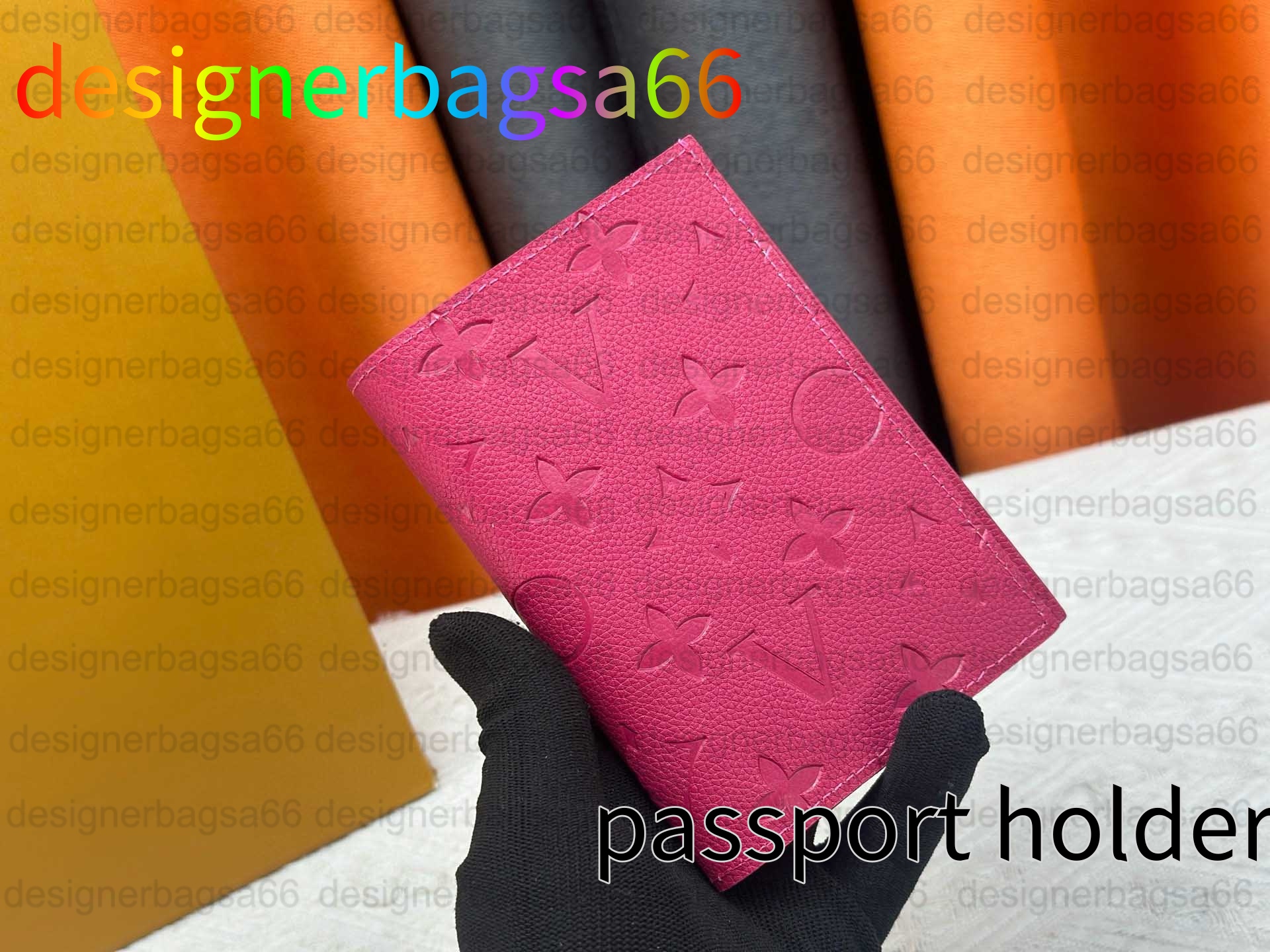 designer Passport holder for men women high quality fashion luxury Classic passport card bag Business checkbook ID leather passport cover Couple