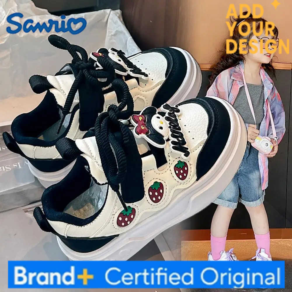 Sanrio Sanrios Kawaii My Melody Girls Sports Sneakers Cartoon Kids Tennis Leisure Shoes Cute Doll Running Shoes Non Slip Breathable H251223