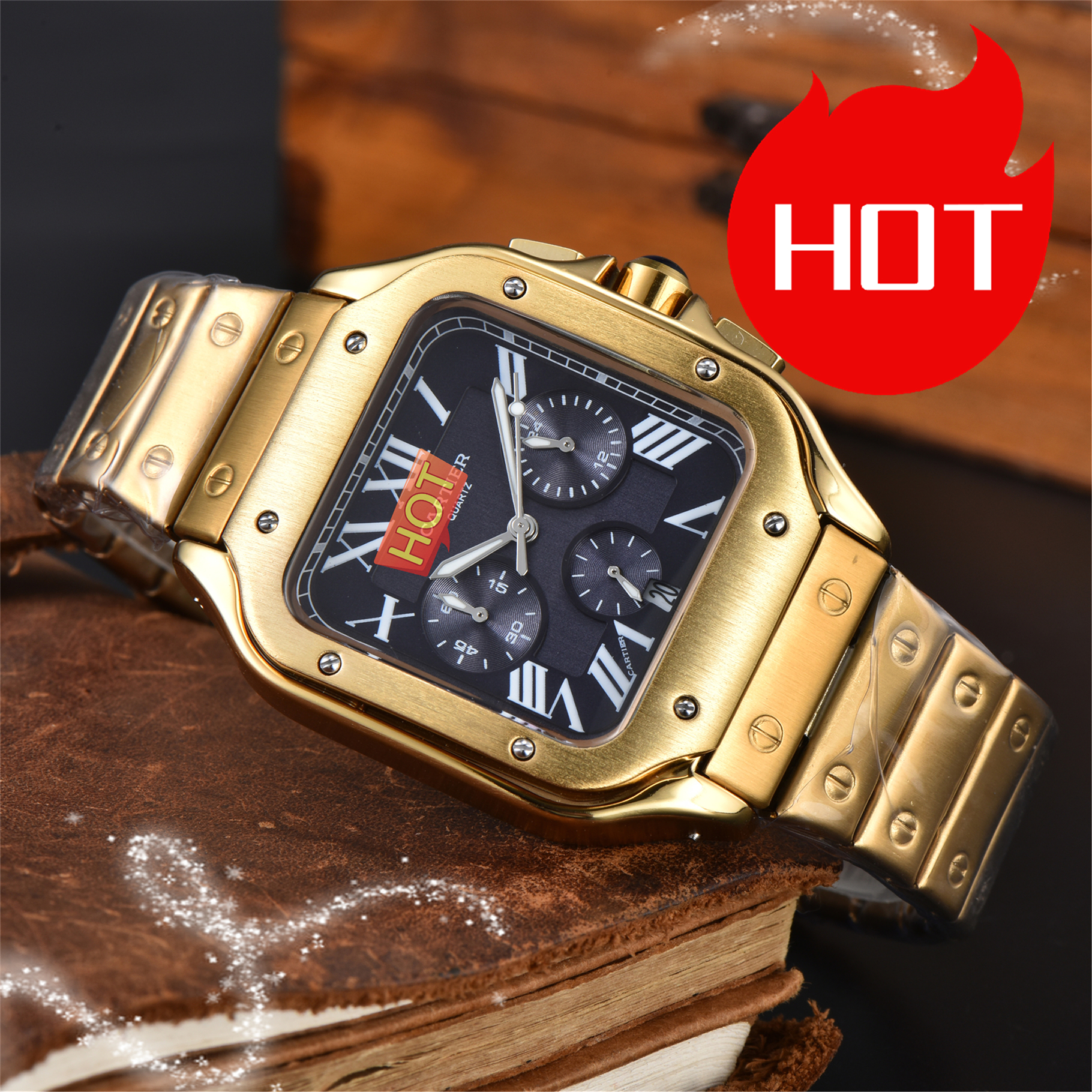 2026 Luxury designer mens womens SANTOSity watches quartz Automatic mechanical watch stainless steel strap luminous gifts men Wristwatches montre ##2435 AA520