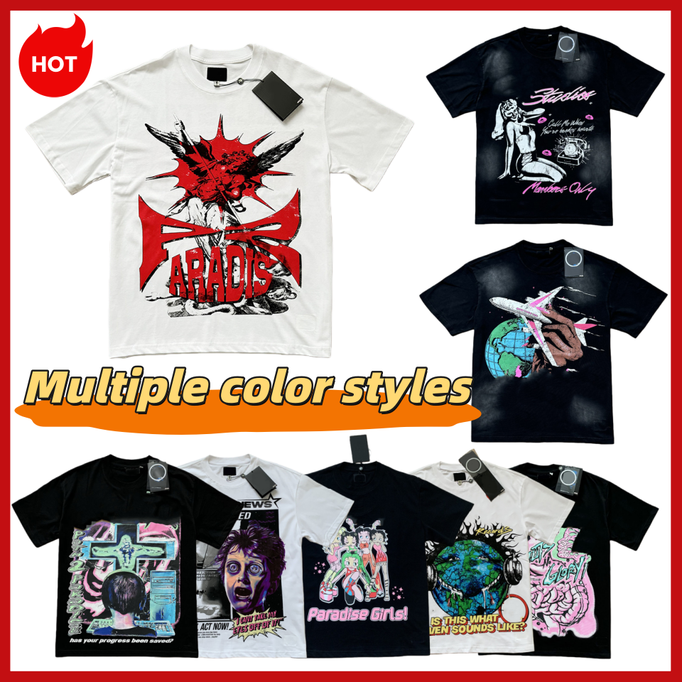 helly start shirt Designer T Shirt Men Luxury Casual Men's And Women's T-shirt Alphabet Print Short Sleeve Clothes Vintage Street Graffiti Sweatshirts Designer Shirt