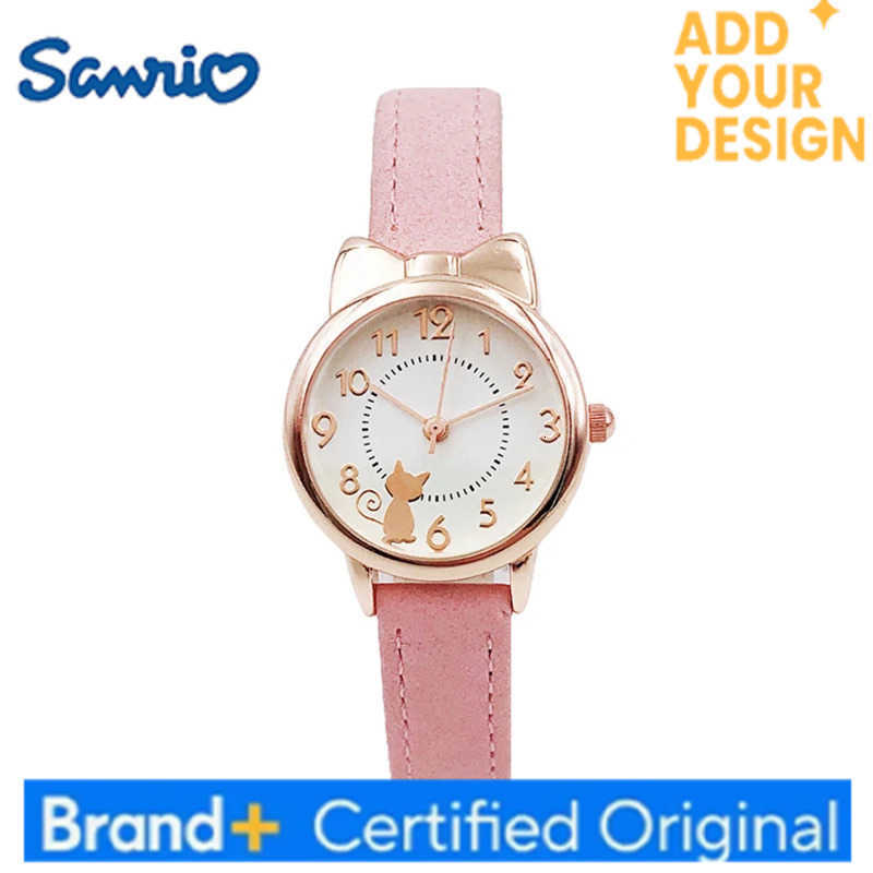 Sanrio UTHAI CQ04 Kids Children Watch Cat Multi-color Quartz watches clocks for Girls clock WristWatch rosette Watches Colorful H251223