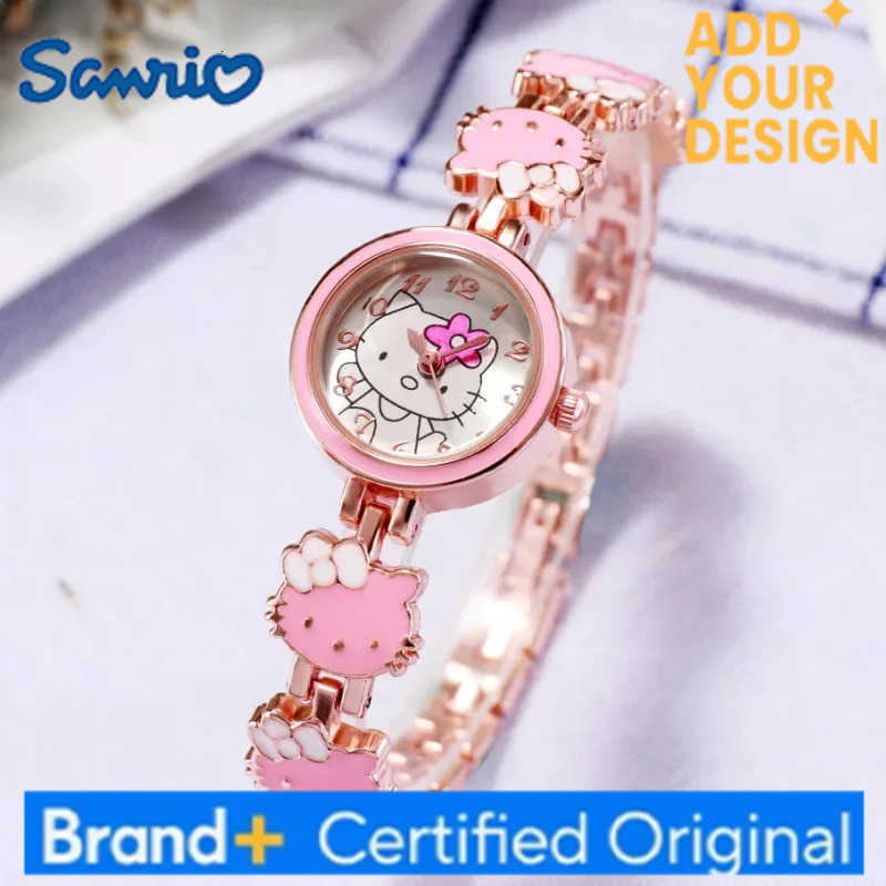 Sanrio women Watch Hello Kitty Watch Female Student Sweet Bow Girl friends Gift High quality womens quartz watches H251223