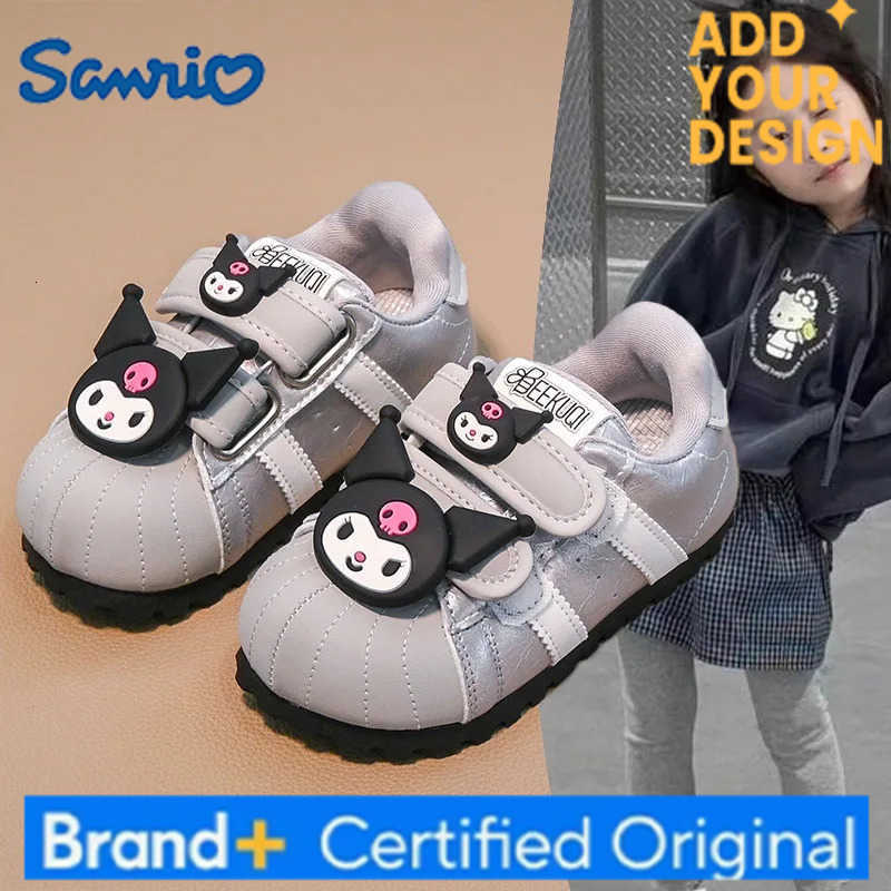 Sanrio Kawaii Kuromi Children Cute Cartoon Comfortable Warm Sports Shoes Student Anti Slip Running Shoes Birthday Gifts for Kids H251223