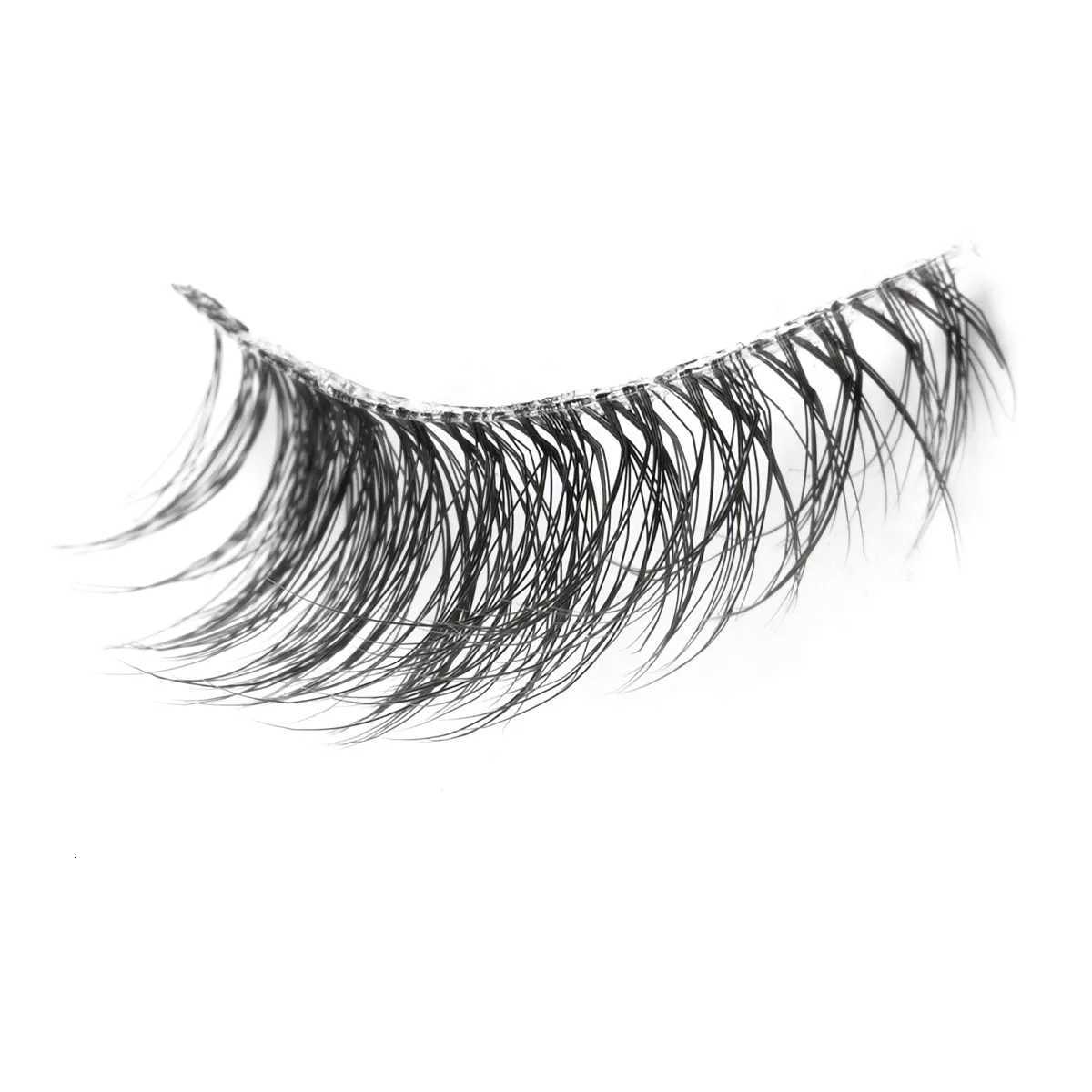 Cat Eye lashes 3/10 Pairs Fox Eyelashes Extension Natural Soft 3D Mink Lashes Fluffy Reusable Fake Eyelashes Makeup faux CilsT251223