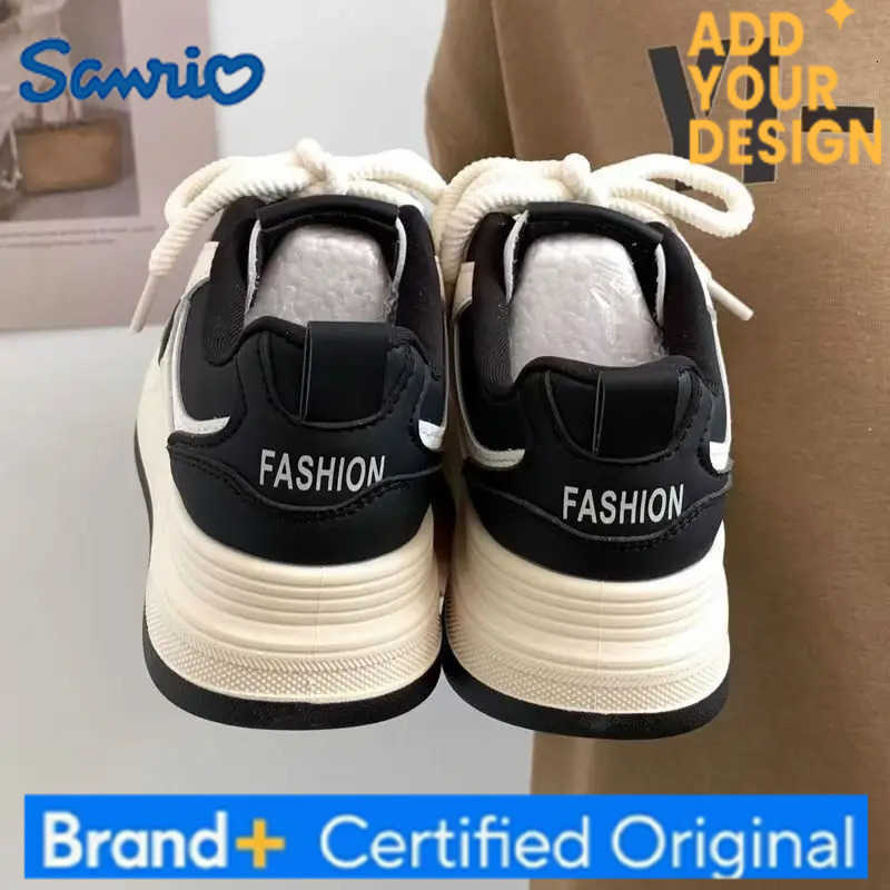 Sanrio Y2K Girl Hello Kitty Skate Shoes Student Children The Spring and Autumn Annals Breathable Waterproof Casual Shoes New Kit H251223