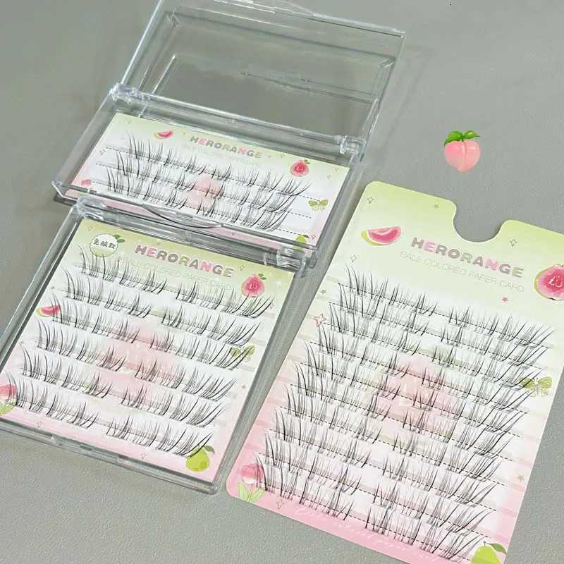 No Need Glue Self-adhesive False Eyelashes Large Capacity Upper Eyelashes Single Cluster Segmented Natura Curling DIY EyelasheT251223